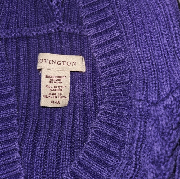 Covington hooded 3 button sweater - Picture 3 of 5